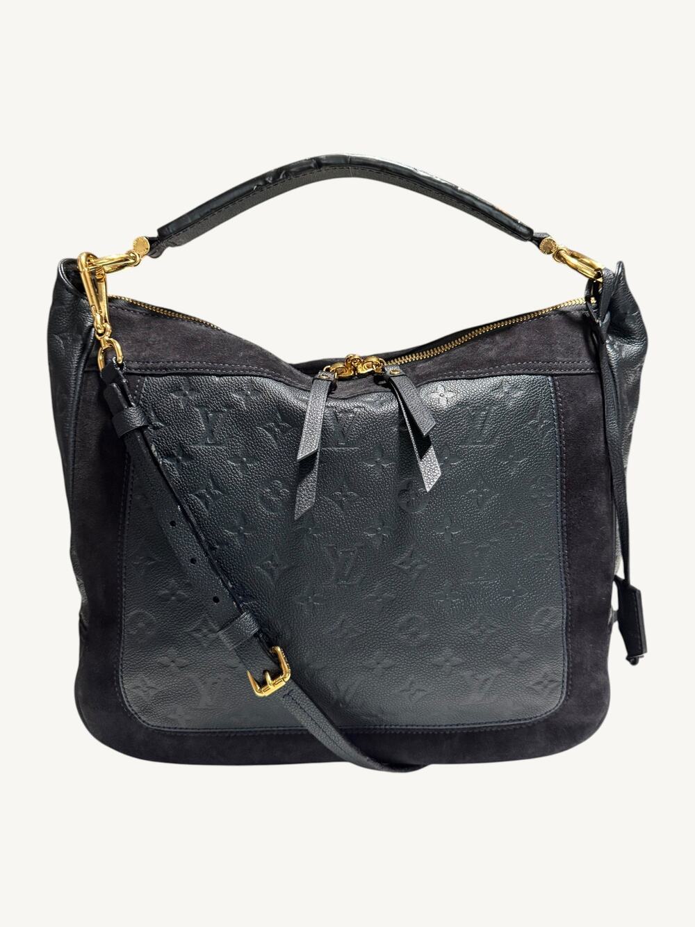 Louis Vuitton Audacieuse MM Empreinte Hobo Bag Infini Navy M40589